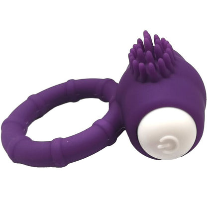 Anel Vibrador ARMONY Power Silicone Roxo, detalhes do material premium e design ergonômico.