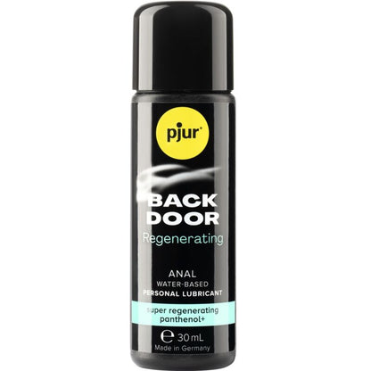 Embalagem do lubrificante anal PJUR Regenerador com Pantenol 30ml, destacando a marca e a funcionalidade do produto.