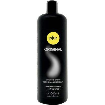 Frasco de PJUR Lubrificante de Silicone Original Longa Duração 1000 ML.