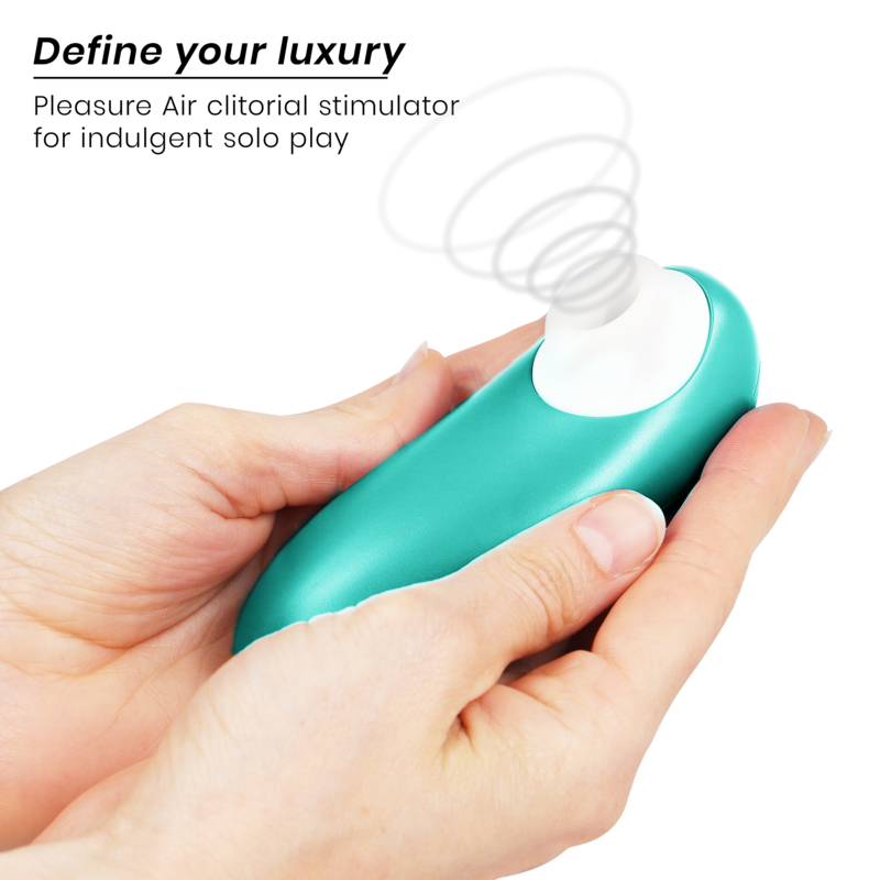 Womanizer Starlet 3 Estimulador Clitoriano Pleasure Air Turquesa em detalhe.