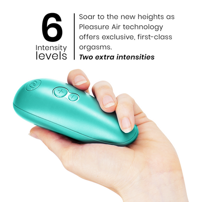 Womanizer Starlet 3 Estimulador Clitoriano Pleasure Air Turquesa em detalhe.