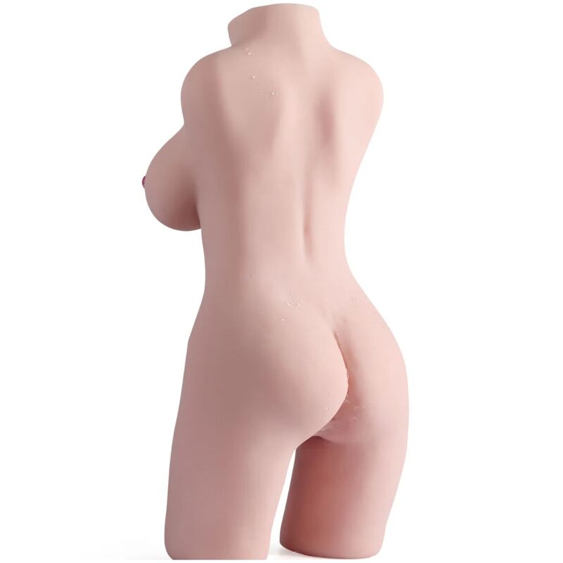 Armony Torso Feminino Realista TPE Modelo 5, mostrando detalhes da textura da pele e contornos realistas.