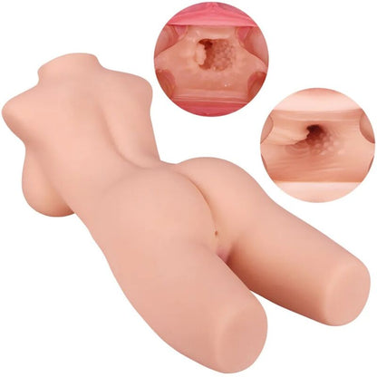 Armony Torso Feminino Realista em TPE, mostrando detalhes e textura da pele.