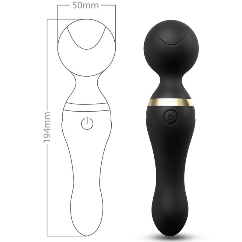 Close-up do Vibrador e Massageador ARMONY Freeza com Cabeça Super Flexível