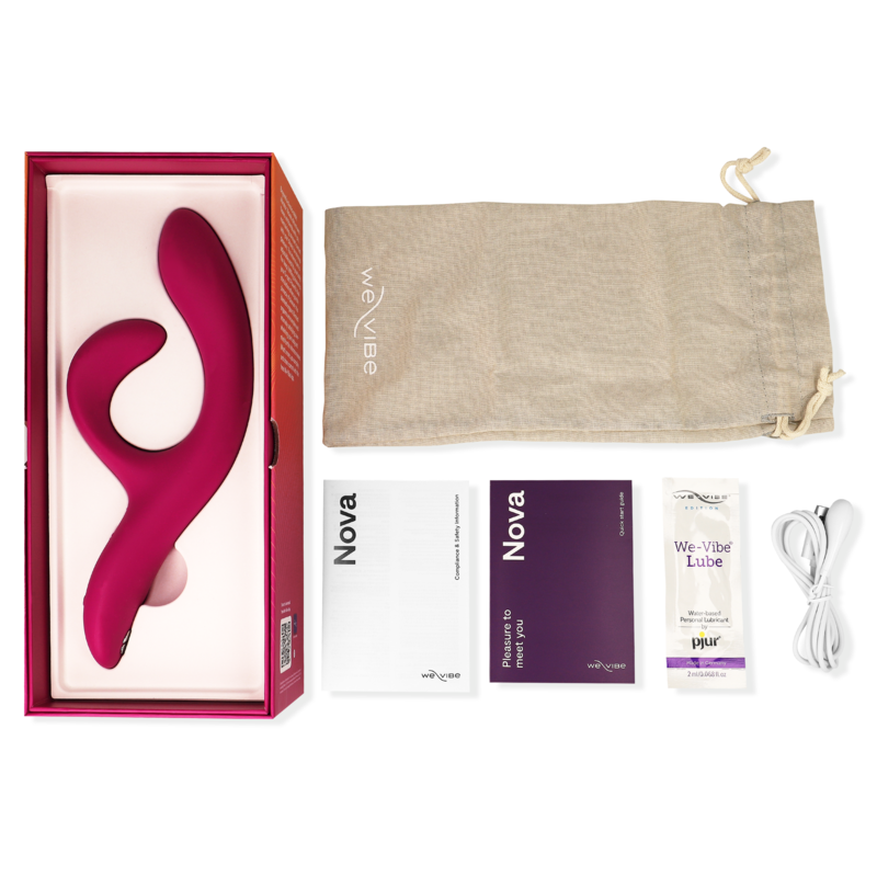 Close-up do Vibrador We-Vibe Nova com App para estimulação dupla e controle remoto.
