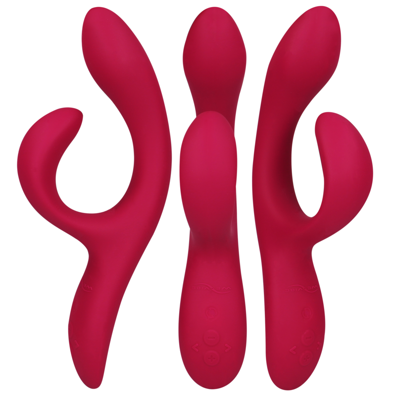 Close-up do Vibrador We-Vibe Nova com App para estimulação dupla e controle remoto.