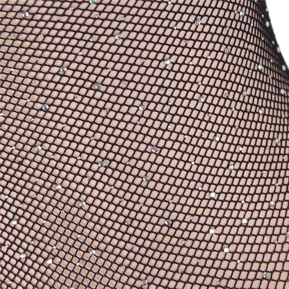 SUBBLIME Body Rede Arrastadora Ombros de Fora Preto, mostrando design e textura.