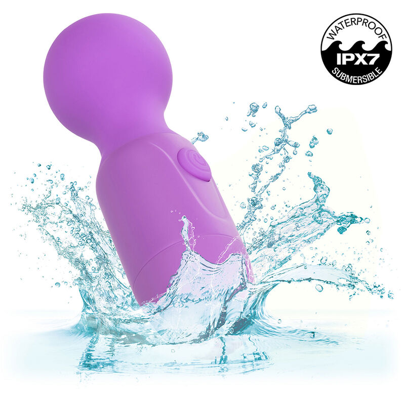 Vibrador Recarregável com 10 Vibrações e Pescoço Flexível Roxo