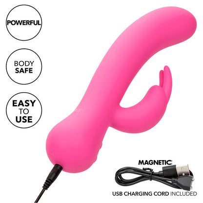 Vibrador Coelho Recarregável First Time Rosa