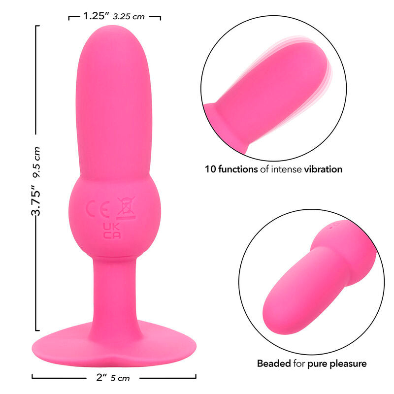 Plug Anal Sonda de Contas Vibratória com 10 Funções