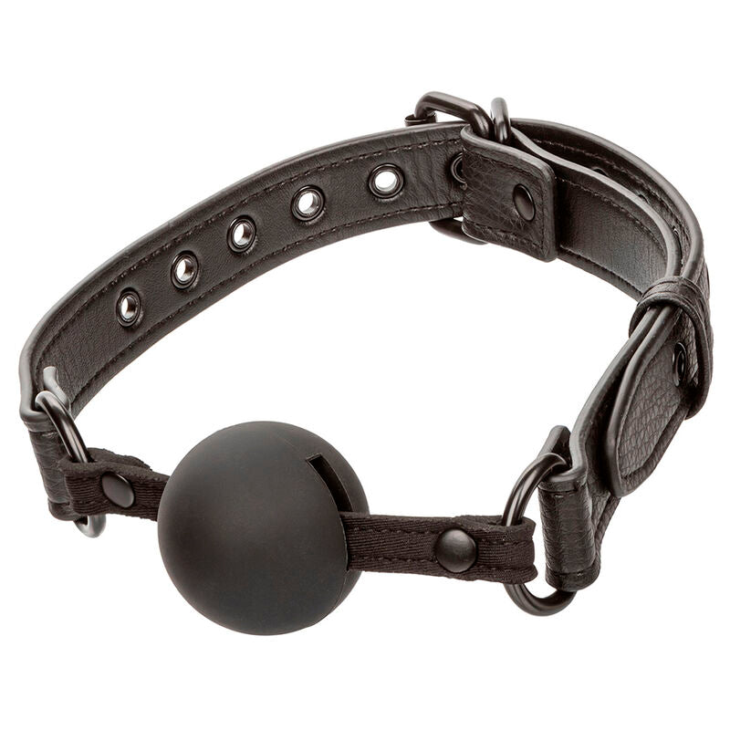 Mordaça de Bola de Silicone Preta Nocturnal