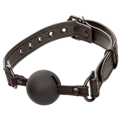 Mordaça de Bola de Silicone Preta Nocturnal