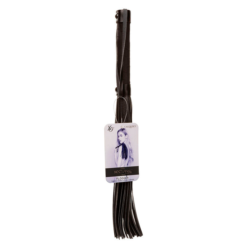 Chicote Nocturnal de Couro Preto