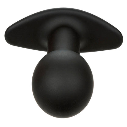 Plug Anal Vibratório Rock Bottom com 10 Funções de Silicone Preto
