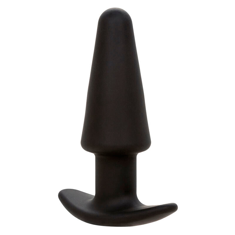 Plug Anal Cônico Rock Bottom com 10 Vibrações e Silicone Seguro