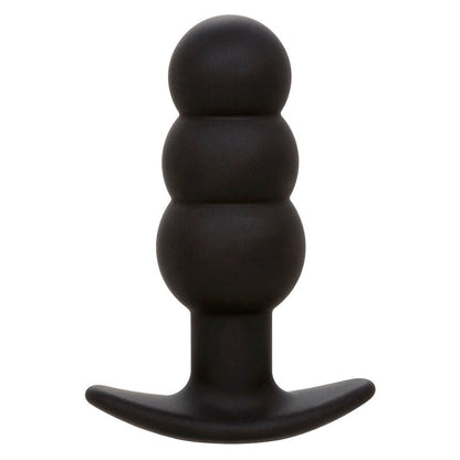 Plug Anal Vibratório com Esferas de Silicone Preto