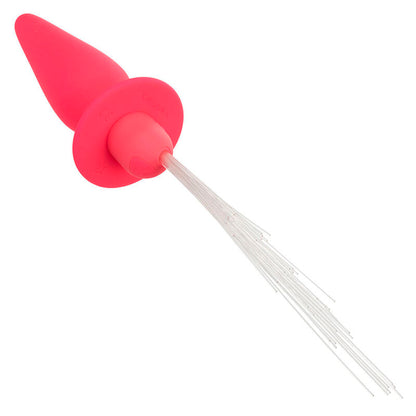 Plug Anal Vibratório Southern Lights com 10 Vibrações de Silicone Rosa