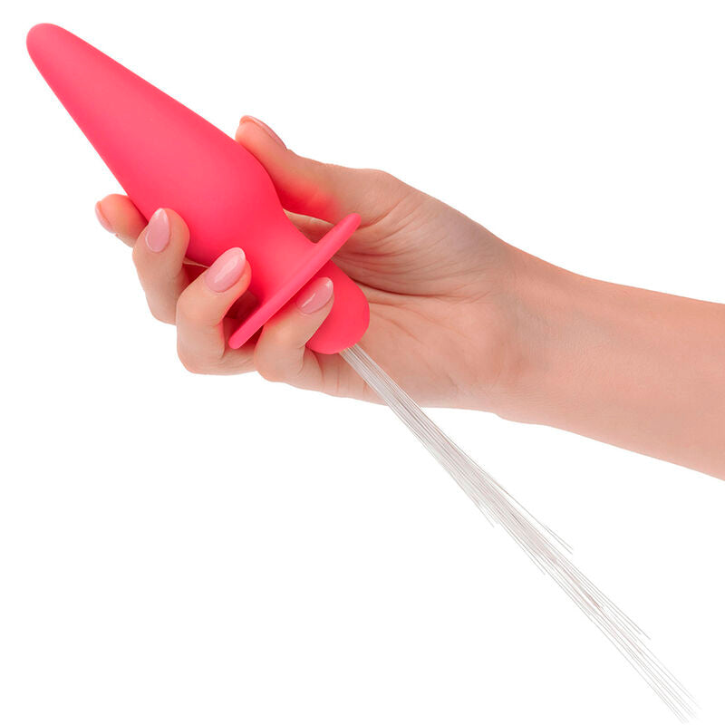 Plug Anal Vibratório Southern Lights com 10 Vibrações de Silicone Rosa