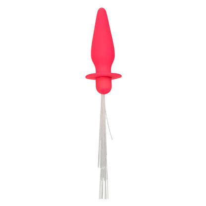 Plug Anal Vibratório Southern Lights com 10 Vibrações de Silicone Rosa