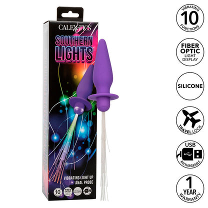 Plug Anal Vibratório com Luzes Southern Lights