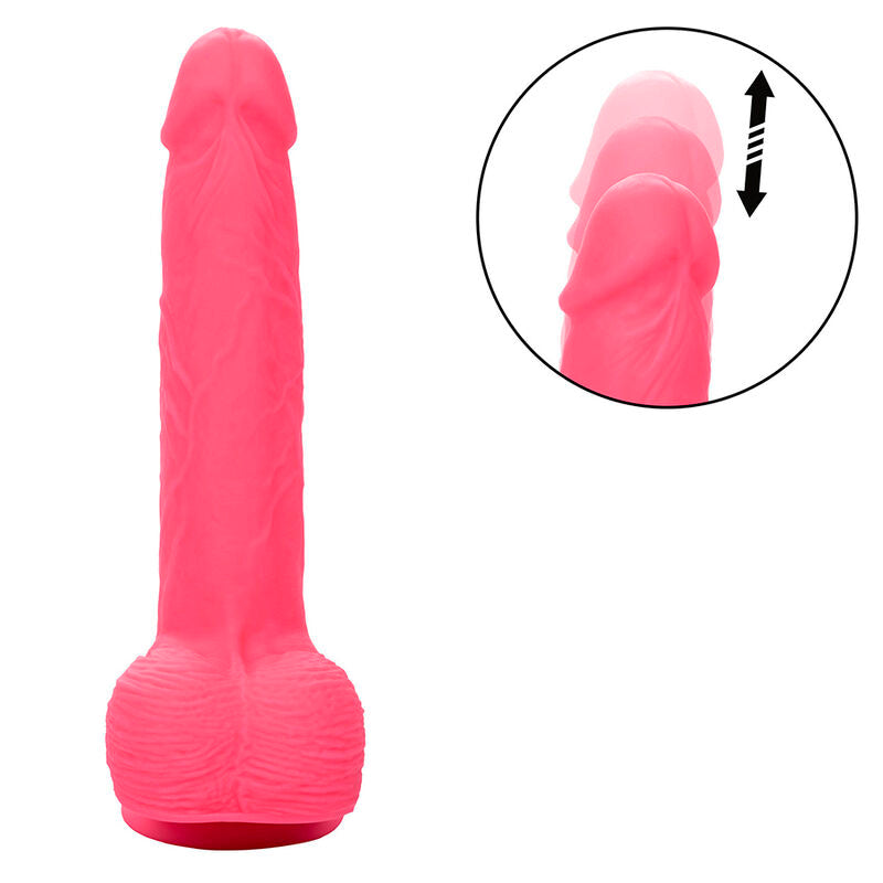 Vibrador Realista Studs com 10 Vibrações Rosa