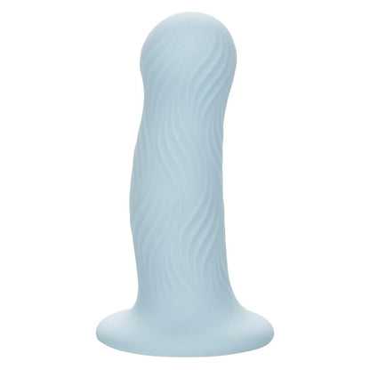 Plug Anal Wave Rider de Silicone com Textura Ondulada e Ventosa