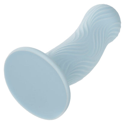 Plug Anal Wave Rider de Silicone com Textura Ondulada e Ventosa