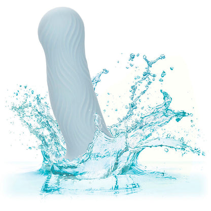 Plug Anal Wave Rider de Silicone com Textura Ondulada e Ventosa