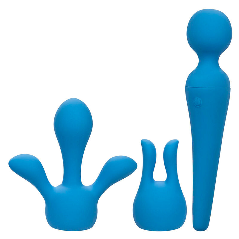 Vibrador Wand Couture Kit com 10 Vibrações Azules