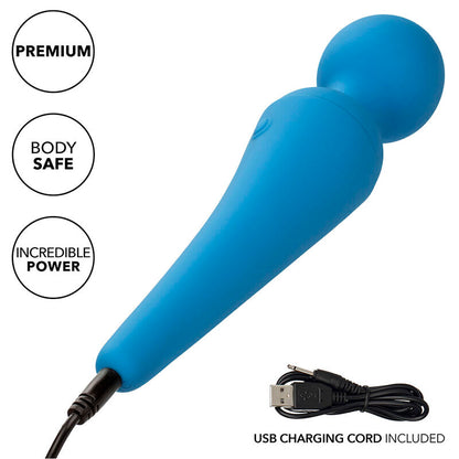 Vibrador Wand Couture Kit com 10 Vibrações Azules