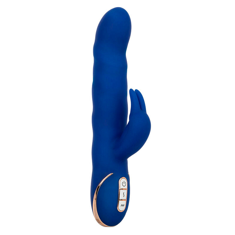 Vibrador Jack Rabbit com Movimento Ondulatório Azul