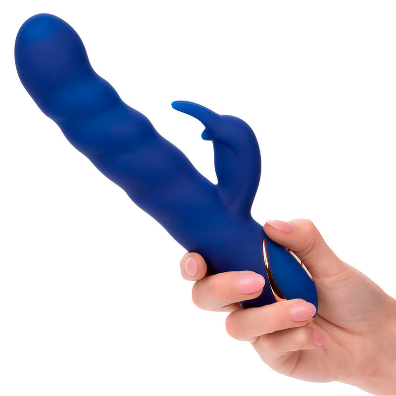 Vibrador Jack Rabbit com Movimento Ondulatório Azul