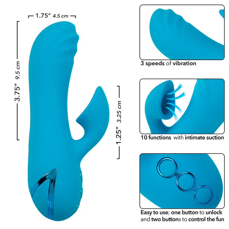 Vibrador e Estimulador Sunset Beach Seducer com 10 Funções