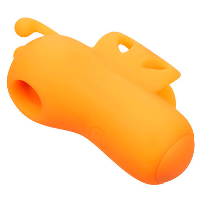Vibrador de Dedo Neon Vibes com 10 Vibrações Laranja