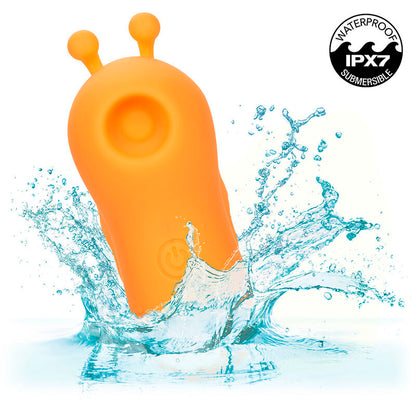 Vibrador de Dedo Neon Vibes com 10 Vibrações Laranja