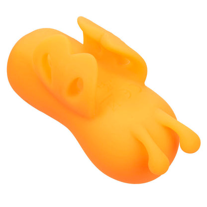 Vibrador de Dedo Neon Vibes com 10 Vibrações Laranja
