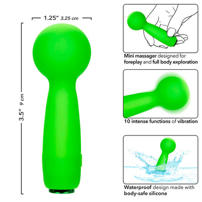 Mini Massageador Bubbly Vibe com 10 Vibrações - Verde