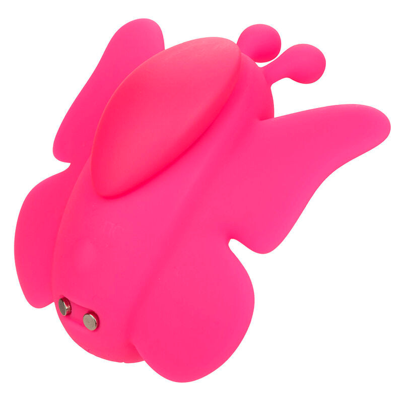 Vibrador Discreto para Calcinha com 10 Funções e Design Magnético Rosa