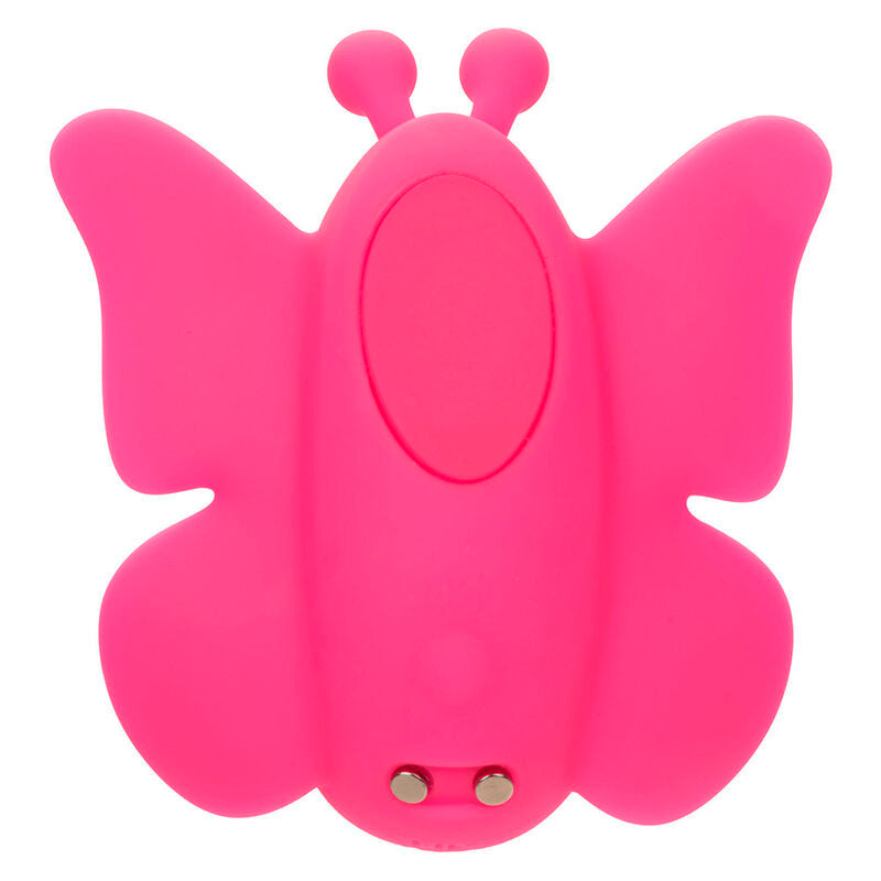 Vibrador Discreto para Calcinha com 10 Funções e Design Magnético Rosa