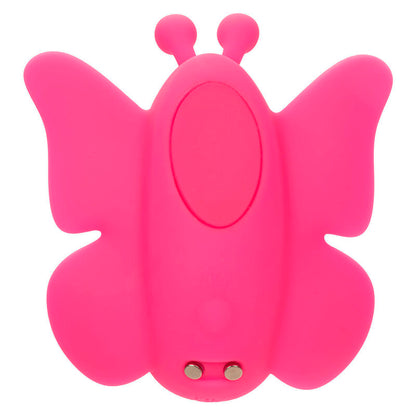 Vibrador Discreto para Calcinha com 10 Funções e Design Magnético Rosa