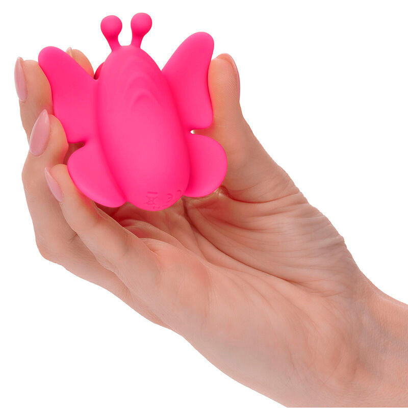 Vibrador Discreto para Calcinha com 10 Funções e Design Magnético Rosa