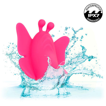 Vibrador Discreto para Calcinha com 10 Funções e Design Magnético Rosa