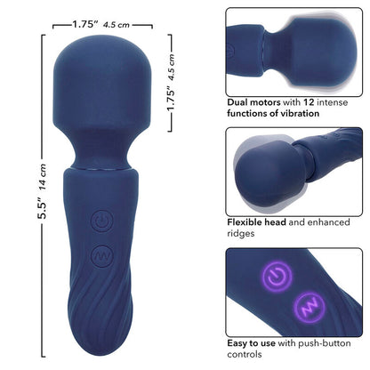 Vibrador Portátil Charisma Charm com 12 Funções Roxo