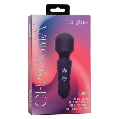 Vibrador Portátil Charisma Charm com 12 Funções Roxo