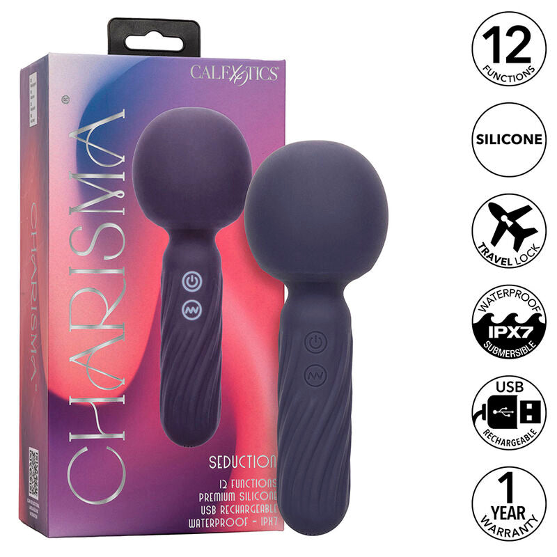 Vibrador Massageador Charisma Seduction 12 Funções Roxo