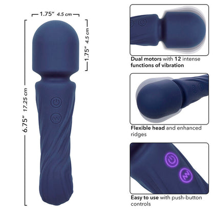 Massageador Charisma Allure com Motores Duplos e 12 Funções, Roxo