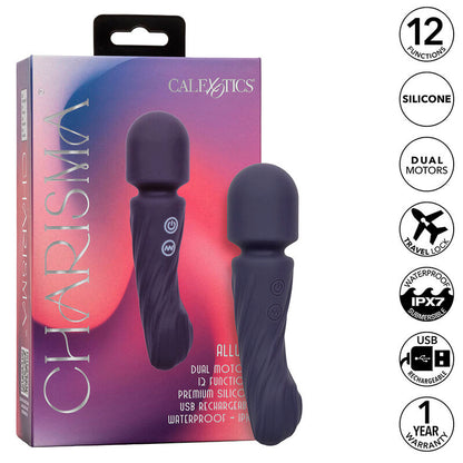 Massageador Charisma Allure com Motores Duplos e 12 Funções, Roxo
