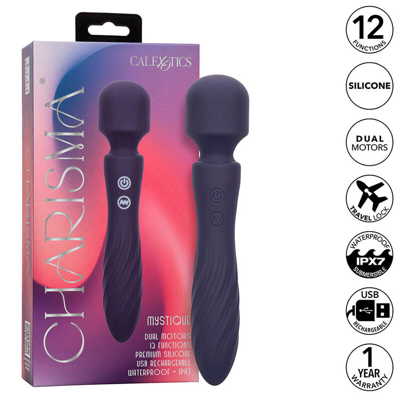 Vibrador Charisma Mystique com Motores Duplos e 12 Funções Roxo