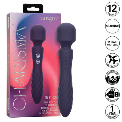 Vibrador Charisma Mystique com Motores Duplos e 12 Funções Roxo