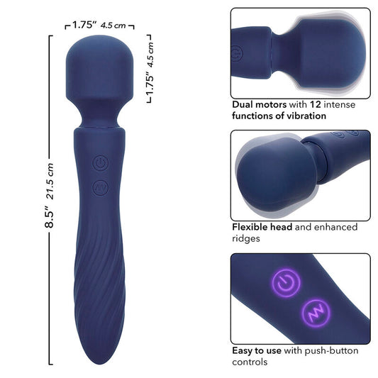 Vibrador Charisma Mystique com Motores Duplos e 12 Funções Roxo